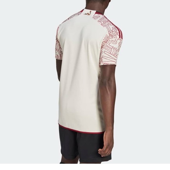 Original Adidas Mexico Away Jersey - Red and White - Picture 3 of 3